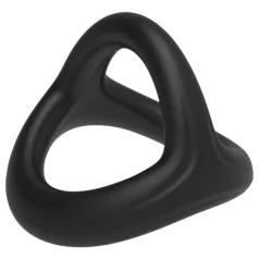   Pulselock Taur - Y-образен пръстен за пенис и тестиси (черен) - S