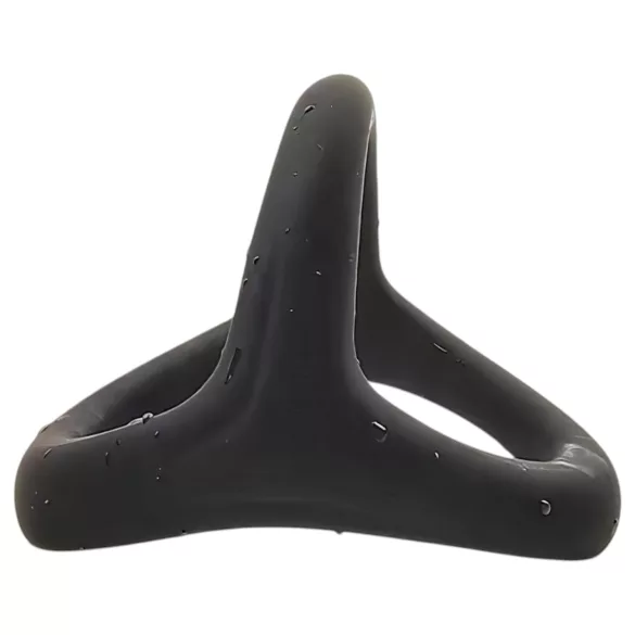 Pulselock Taur - Y-образен пръстен за пенис и тестиси (черен) - S