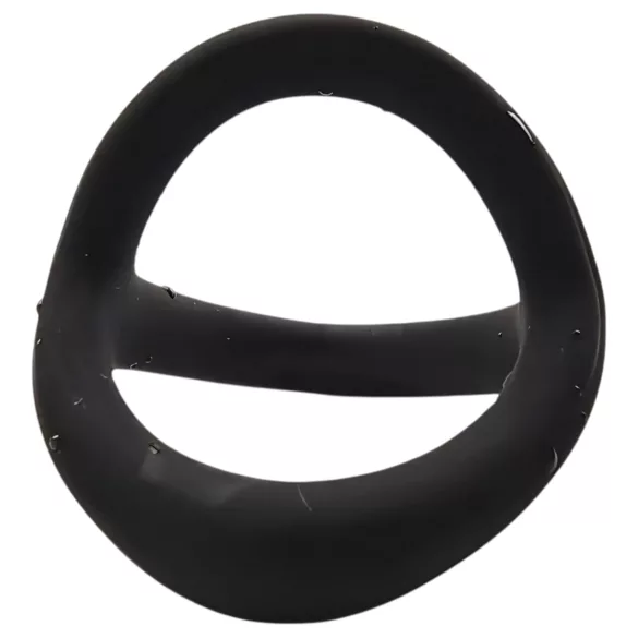 Pulselock Taur - Y-образен пръстен за пенис и тестиси (черен) - S