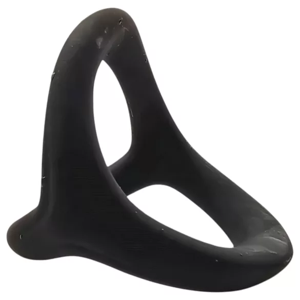 Pulselock Taur - Y-образен пръстен за пенис и тестиси (черен) - S