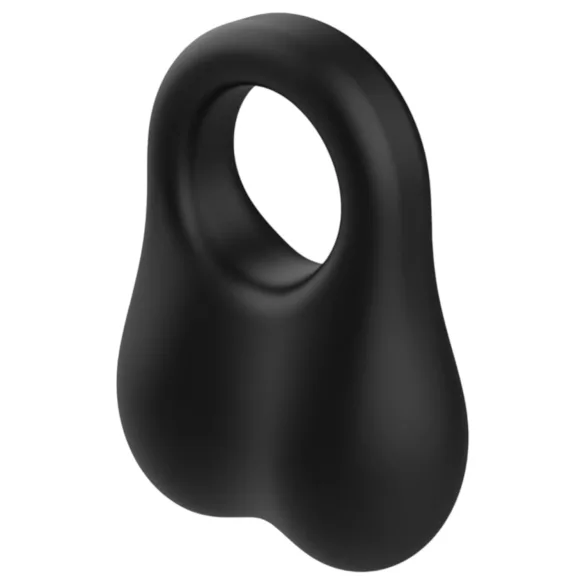 Pulselock Taur - силиконов пръстен за тестиси с утежнени топчета (черен)
