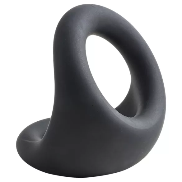 Pulselock Taur - контурен пръстен за пенис и тестиси (черен)