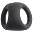 Pulselock Taur - контурен пръстен за пенис и тестиси (черен)