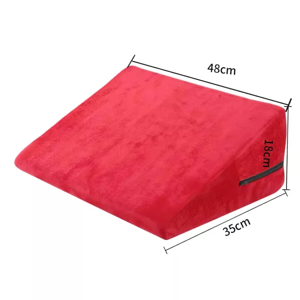 Desirel Magic Pillow клиновидни секс възглавници комплект - малка + голяма (червен)