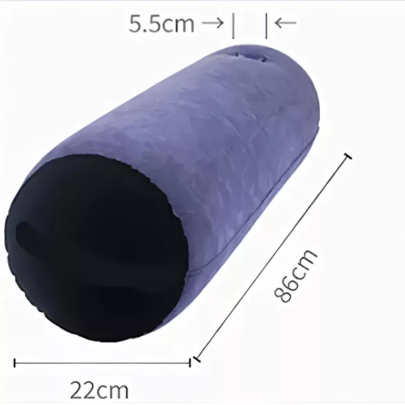 Desirel Magic Pillow - надуваема секс възглавница - цилиндрична (лилава)