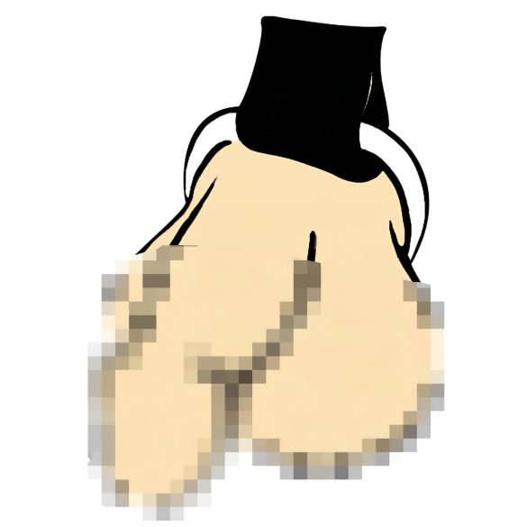 ZADO - мъжко кожено боди хастар - черно (S-L)