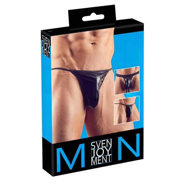 Svenjoyment - мъжки комплект танга - черен (3 части) S-L