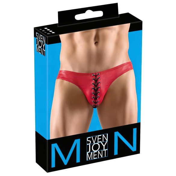 Svenjoyment - Черно мъжко бельо с червени връзки