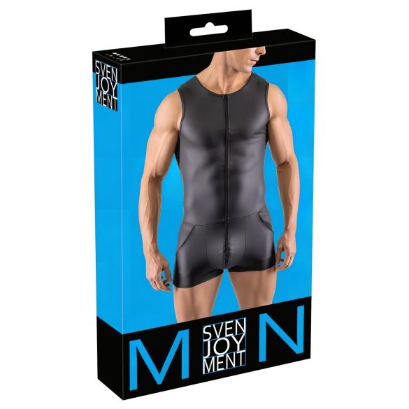 Svenjoyment - мъжки гащеризон без ръкави, черен - 2XL