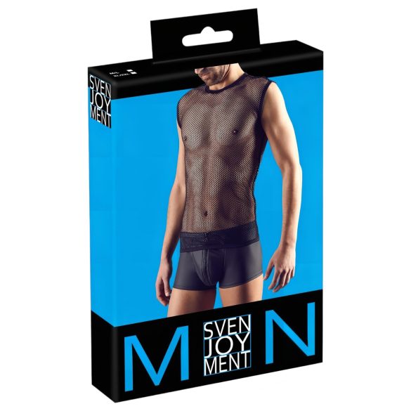 Svenjoyment - черна мрежеста горна дреха