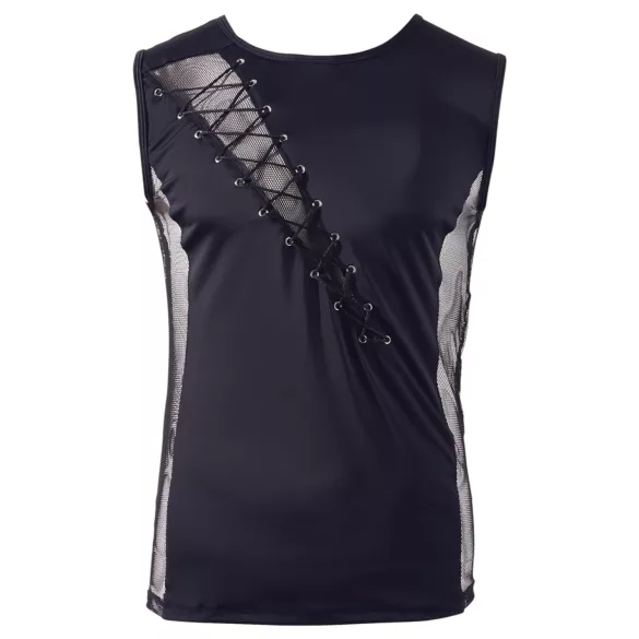 Svenjoyment - едностранно връзван мъжки топ (черен) - XL
