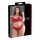 Cottelli Plus Size - меко дантелено бюстие комплект (червен)