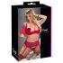 Cottelli Plus Size - Вариативно бельо дуо (червено) - 95E/2XL