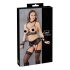 Cottelli Bondage - дантелен комплект (5 части) - XL