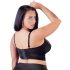 Cottelli Plus Size - бюстие с черна дантела и презрамки - 85E
