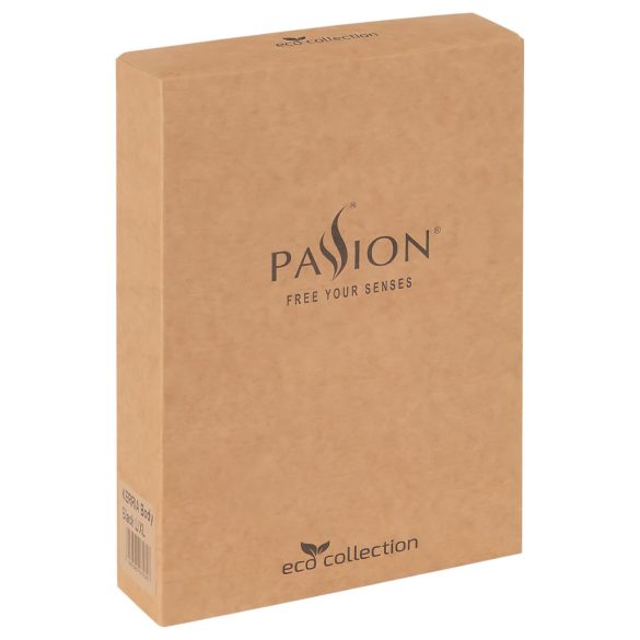 Passion Eco Kerria - дантелен бикини сет (черен) - L/XL