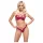 Cottelli Party - сутиен комплект с лъскав ефект - червен - 85B/L