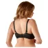 Cottelli Plus Size - повдигащ сутиен - черен - 95E