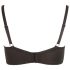 Cottelli Plus Size - Поддържащ сутиен с банели (черен) - 95D