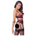 Комплект Cottelli Bondage - червено, дантелено изкушение! - XL