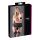 Cottelli Plus Size - Дантелен жартиер с връзки (черен) - 2XL