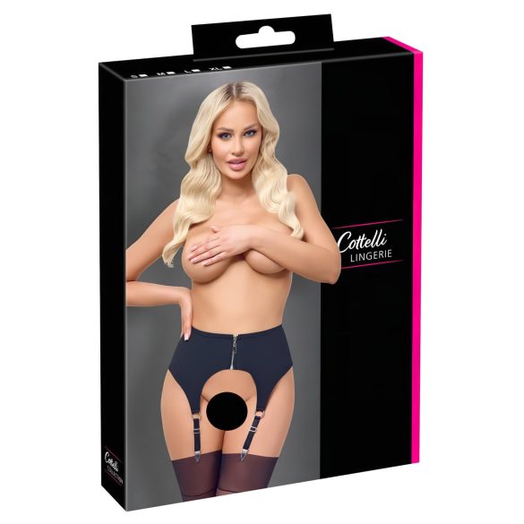 Cottelli - матов жартиер (черен) - M