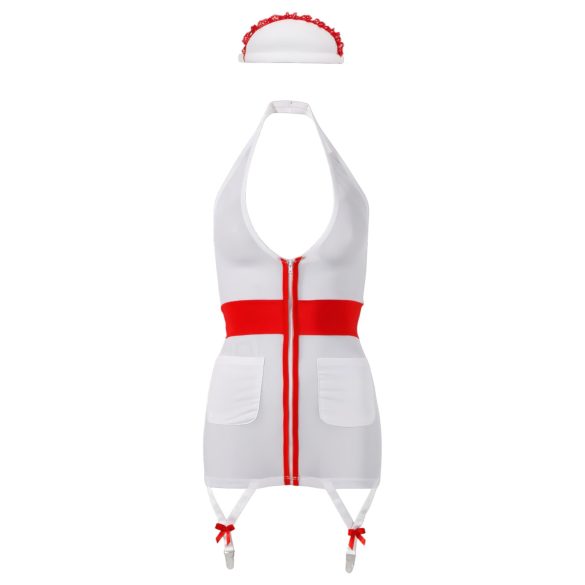 Cottelli - костюм медицинска сестра с жартиери - M