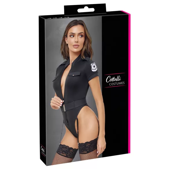 Cottelli - костюм полицайка - черен - XL