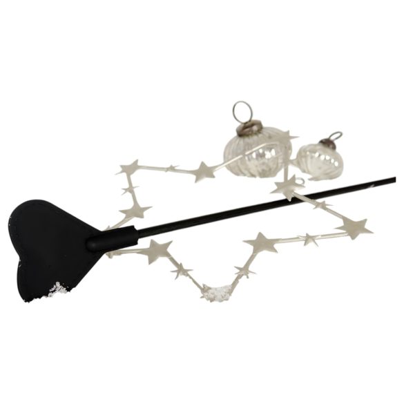 Сърце - силиконов плесник - черен