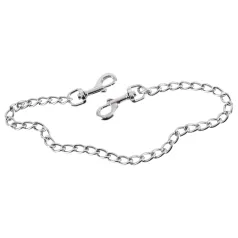   ZADO - метален двоен карабинер и верига - 50 см