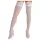 Cottelli - дантелени жартиери - флорален десен - бели - 3/M-L
