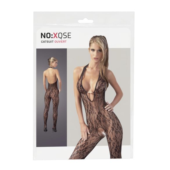 NO:XQSE - Дантелен гащеризон с перлени украшения - L/XL