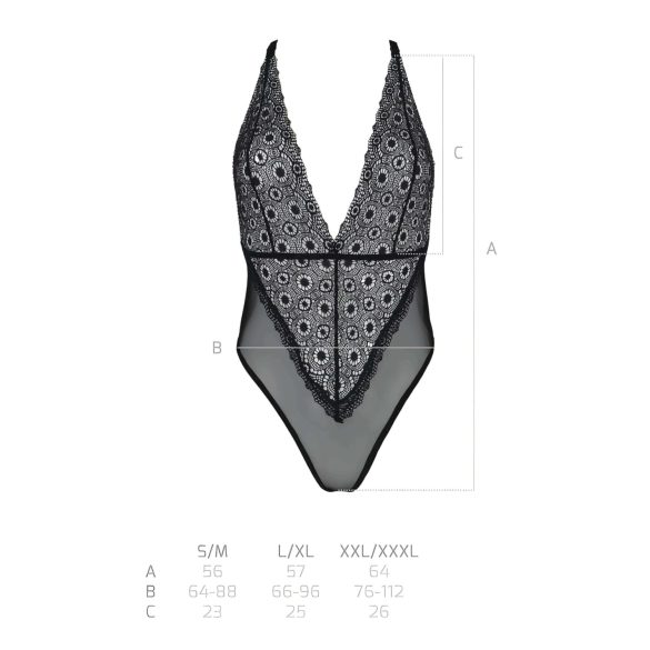 Passion Eco Zinnia - мрежесто боди (черно)