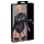 Cottelli Bondage Плюс - Боди с дантелени ръкави (черно) - 3XL
