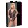 Cottelli Curves Plus Size - прозрачно дантелено боди (черно)