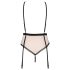 Obsessive Lilines - розово боди с жартиери - L/XL