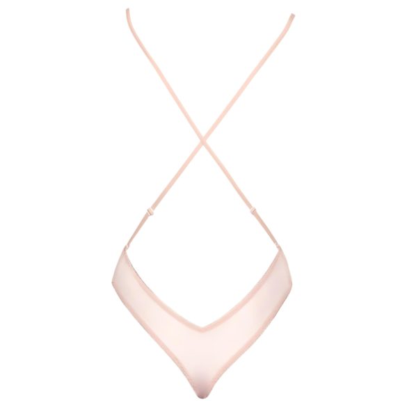 Kissable - дамско боди от дантела - розово - L/XL