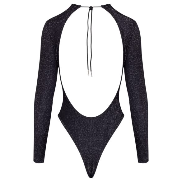 Cottelli - блестящо бодисю с отворен гръб (черно) - L