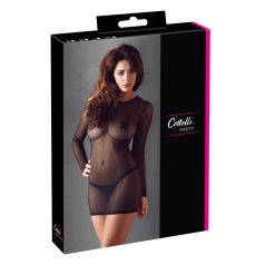 Cottelli - прозрачна рокля - черна - M