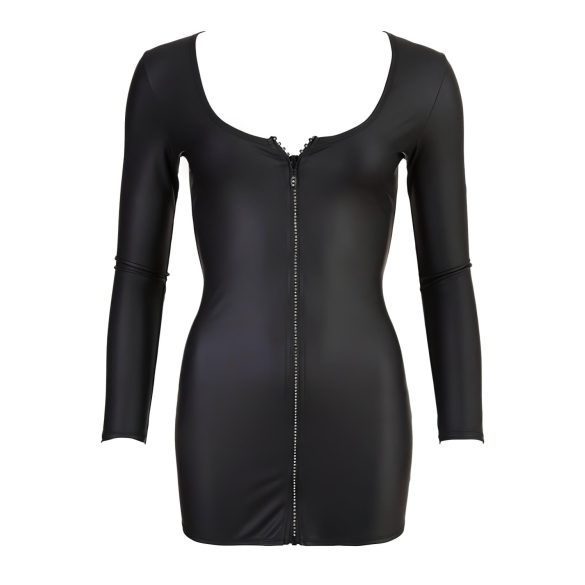 Cottelli - парти рокля с цип и камъни - черна - M