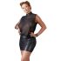 Cottelli Plus Size – блестяща шифонова рокля (черна)