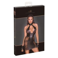 Noir - връзваща мини рокля (черна)