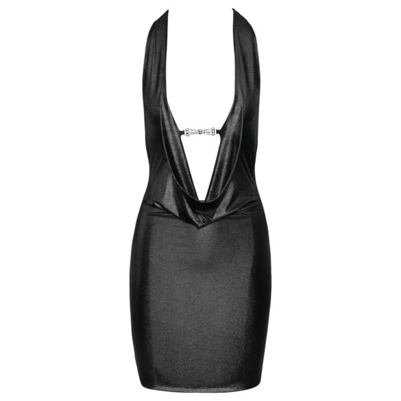 Cottelli Party - рокля с презрамки на врата - сребриста - M