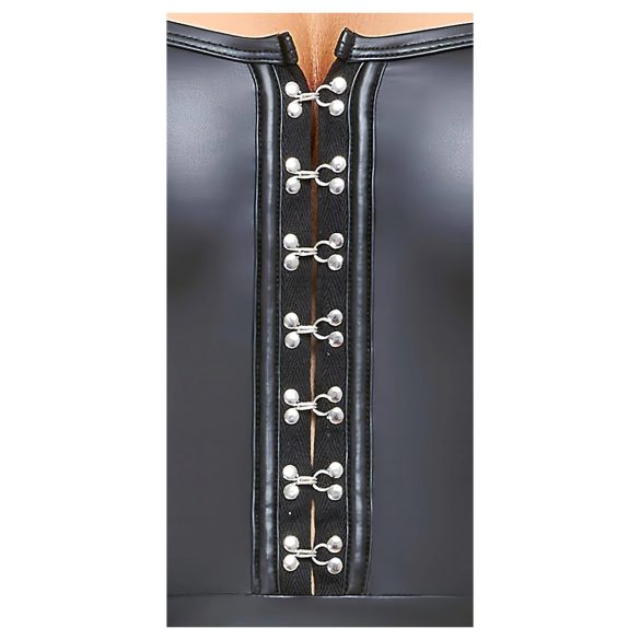 Cottelli - лъскава мини рокля с плисирана пола - черна - M