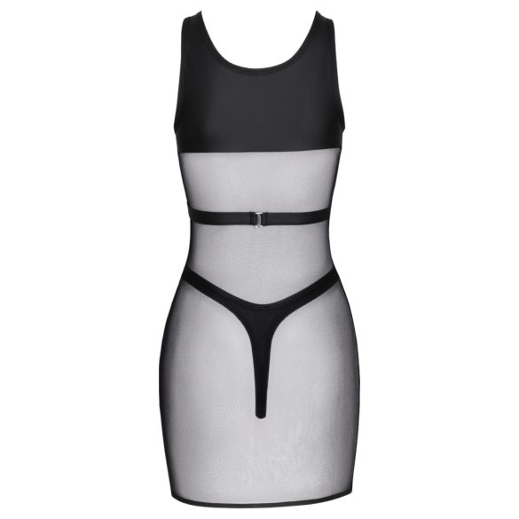 Cottelli - прозрачен парти комплект (черен)