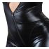 Cottelli Plus Size - бляскав дълъг парти гащеризон (черен) - 2XL