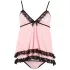 Cottelli - дамски babydoll - къдрава пола - черна - XL