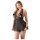 Cottelli Plus Size - ефирен дантелен бейби дол (черен)