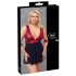 Cottelli Bondage Plus Size - бебешка нощница (червено) - 3XL