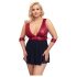 Cottelli Bondage Plus Size - бебешка нощница (червено) - 3XL